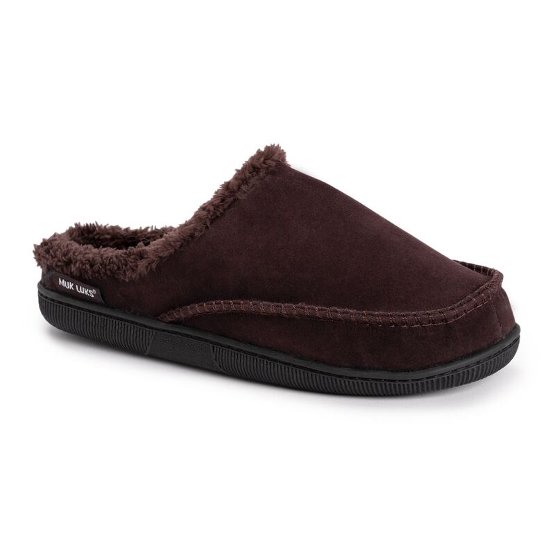 ムクルクス メンズ シューズ サンダル プリント スエード MUK LUKS Matt Printed Berber Men'suede Clogs Brown ブラウン