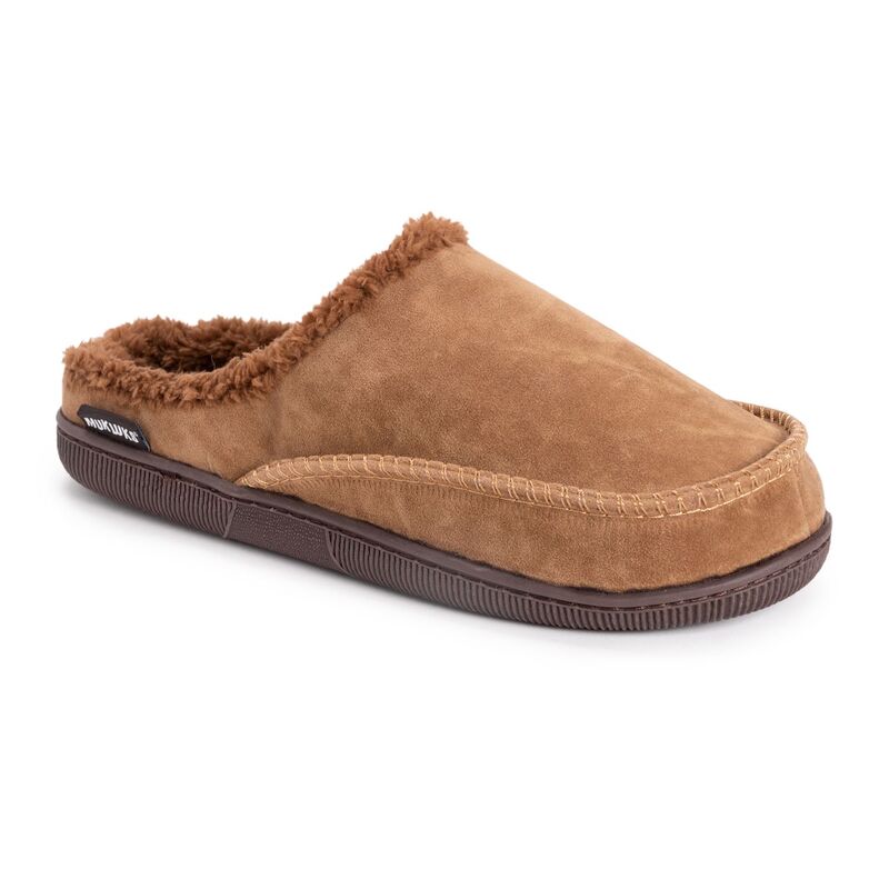 ムクルクス メンズ シューズ サンダル プリント スエード MUK LUKS Matt Printed Berber Men'suede Clogs Camel キャメル|ReVida 店
