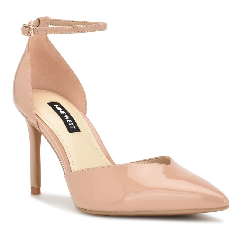 ナインウェスト レディース シューズ パンプス Nine West Greece Women's Pumps Beige Patent ベージュ