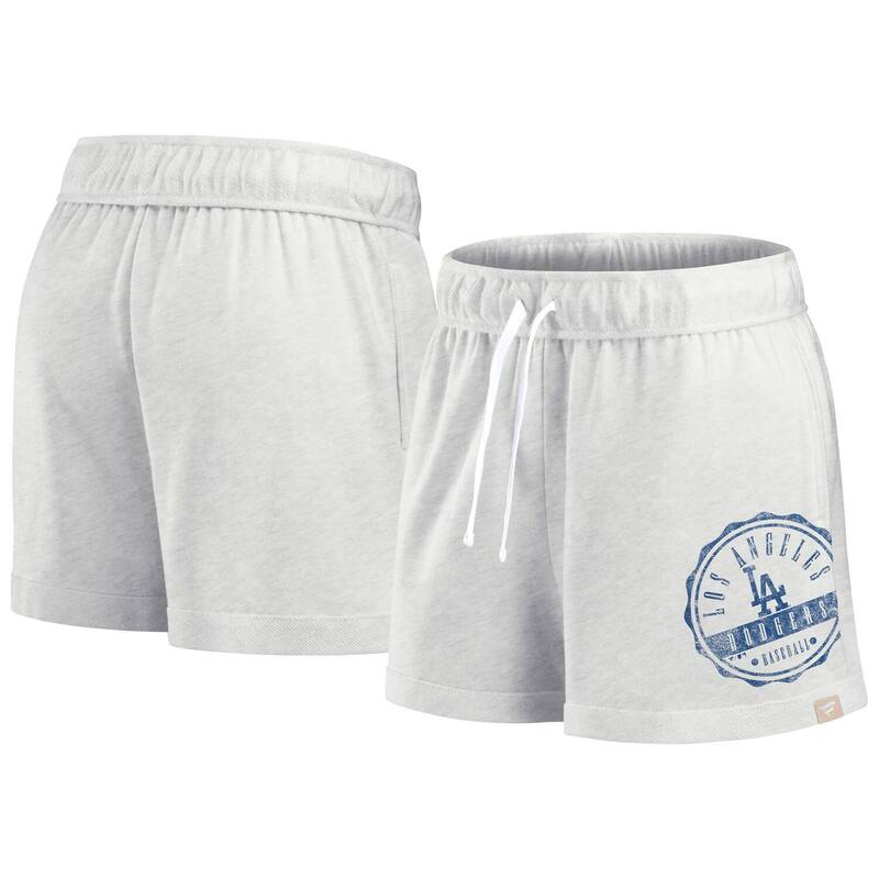 アンブランデッド レディース ボトムス 二分の一ズボン下・さる股引き 遊撃手ズボン下 Unbranded Women\u0027s Fanatics Branded Oatmealos Angeles Dodgers Oversized Badge Lounge Shorts Lad Multi マルチ色つや