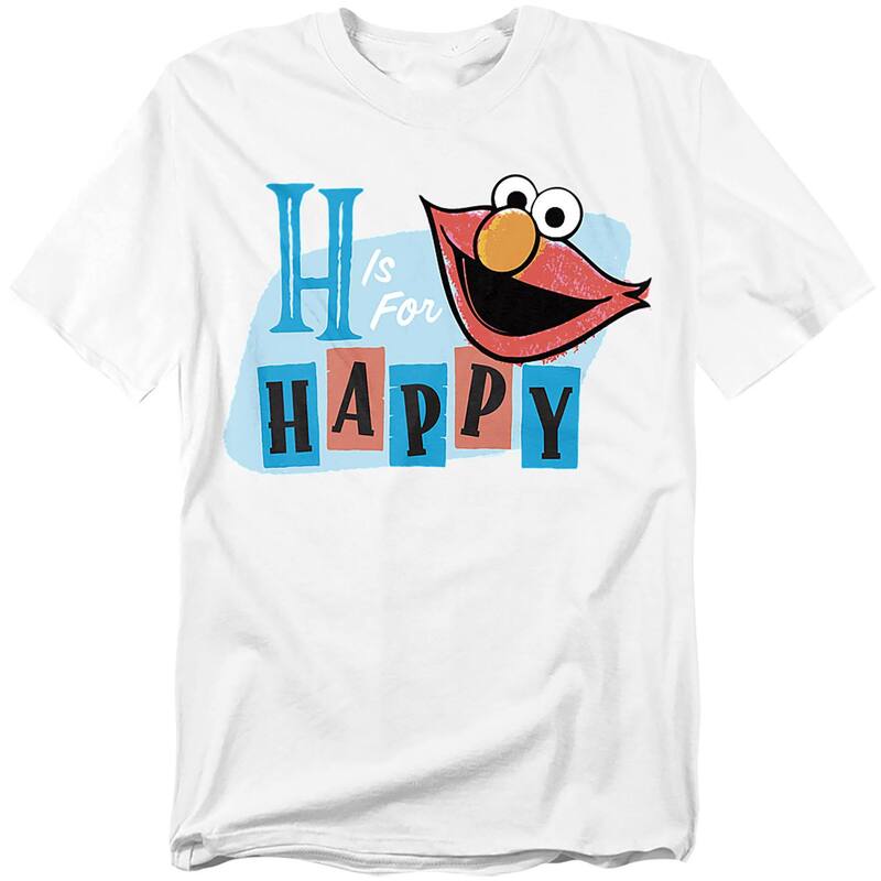 アニメキャラクター レディース トップス Tシャツ トール グラフィック Licensed Character Big & Tall Sesame Street Elmo Graphic Tee White ホワイト|ReVida 店