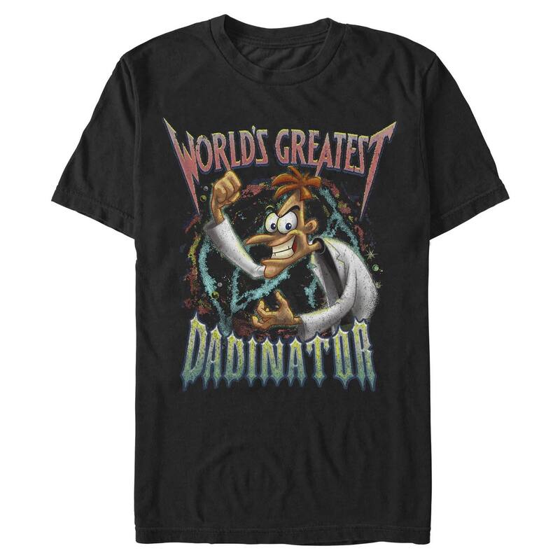 ディズニー レディース トップス Tシャツ グラフィック Men's Disney's World's Greatest Dadinator Graphic Tee Black ブラック|ReVida 店