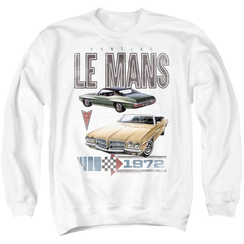 アニメ文字記号 レディース トップス プルオーバー 汗水 Licensed Character Men\u0027s Pontiac Le Mans 72 Sweatshirt White 白いこと