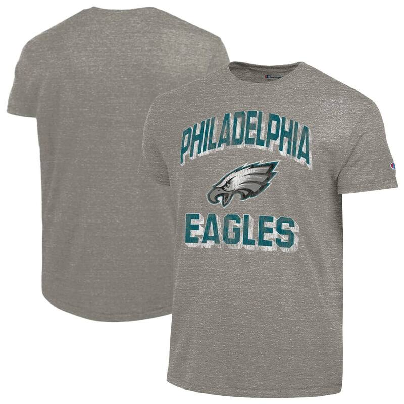はやりっ子 レディース トップス ティーシャツ Men\u0027s Champion Heather Charcoal Philadelphia Eagles Ultimate Tri-Blend T-Shirt Eag Charco 暗灰色