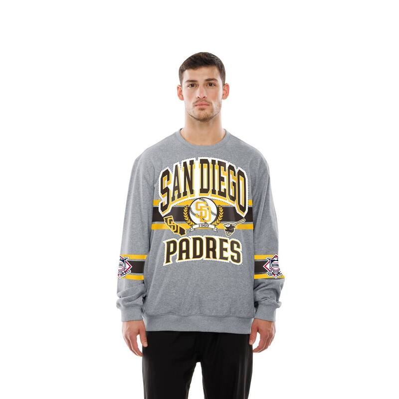 ニューエラ レディース トップス Tシャツ スウェット Men's New Era Gray San Diego Padresport Classicsweatshirt Pad Grey グレー｜ReVida 店
