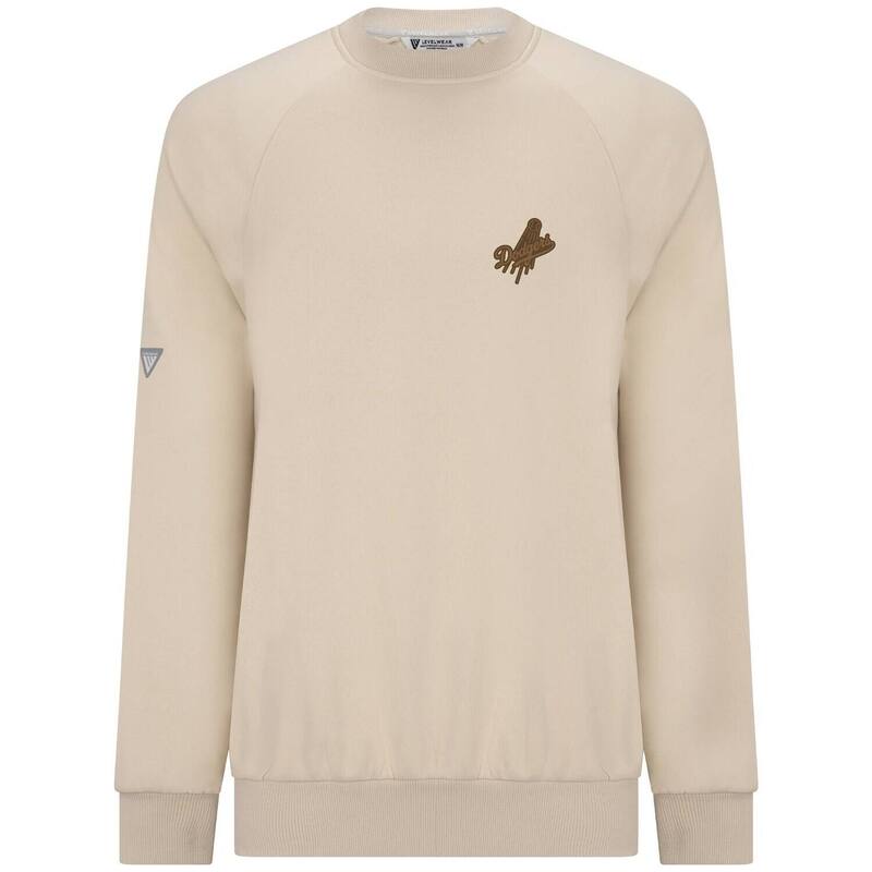 気泡管水準器御召しもの レディース トップス ティーシャツ 汗水 ロゴタイプ Men\u0027s Levelwear Khaki Los Angeles Dodgers Connect Logo Sweatshirt Lad Beig K カーキ