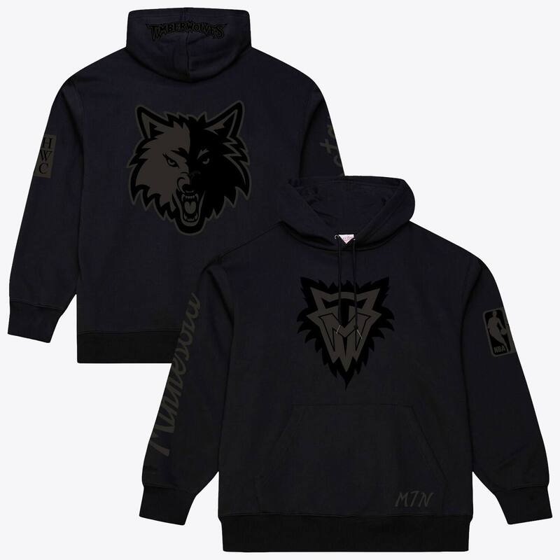 ミッチェル\u0026ネス レディース トップス ティーシャツ フリース パーカー Men\u0027s Mitchell \u0026 Ness Black Minnesota Timberwolves Phantom Fleece Hoodie Mtw Black 黒いこと