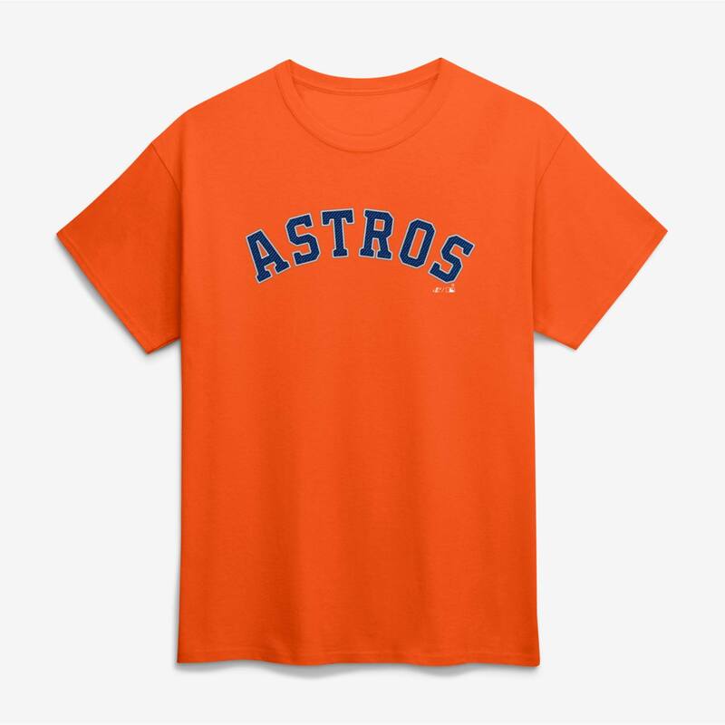 アンブランデッド レディース トップス Tシャツ ロゴ Unbranded Men's Logo Athletic Orange Houston Astros Wordmark T-Shirt Ast Orange オレンジ｜ReVida 店