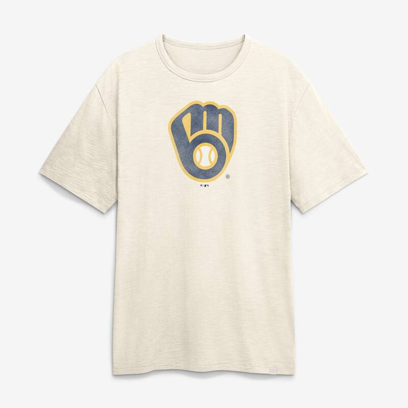 ファナティクス レディース トップス プルオーバー Men\u0027s Fanatics Creamilwaukee Brewerstadium Slub T-Shirt Brw Beige ベージュ