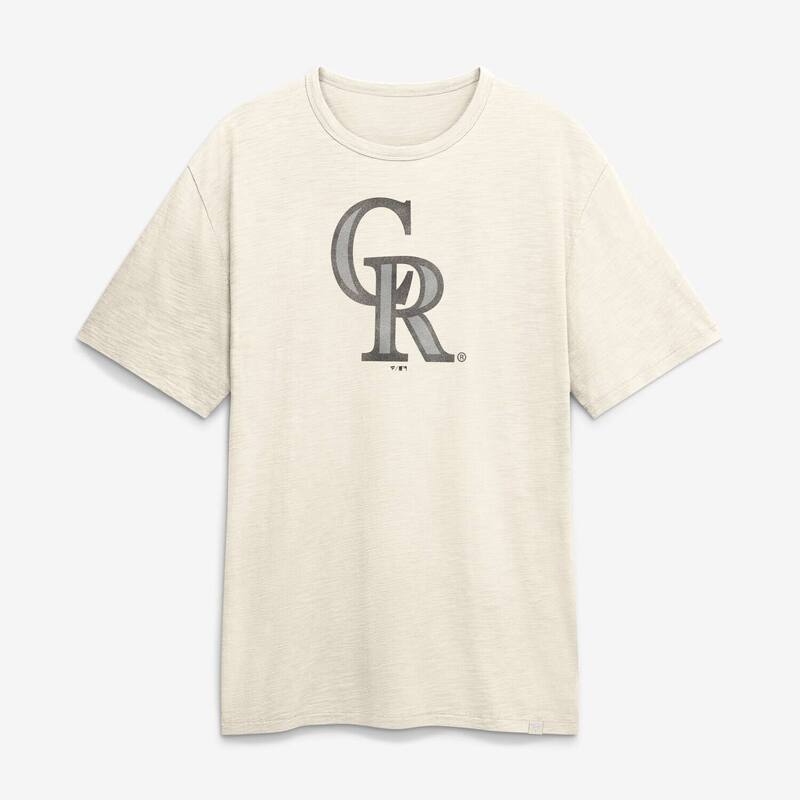 ファナティクス レディース トップス ティーシャツ Men\u0027s Fanatics Cream Colorado Rockiestadium Slub T-Shirt Rck Beige ベージュ