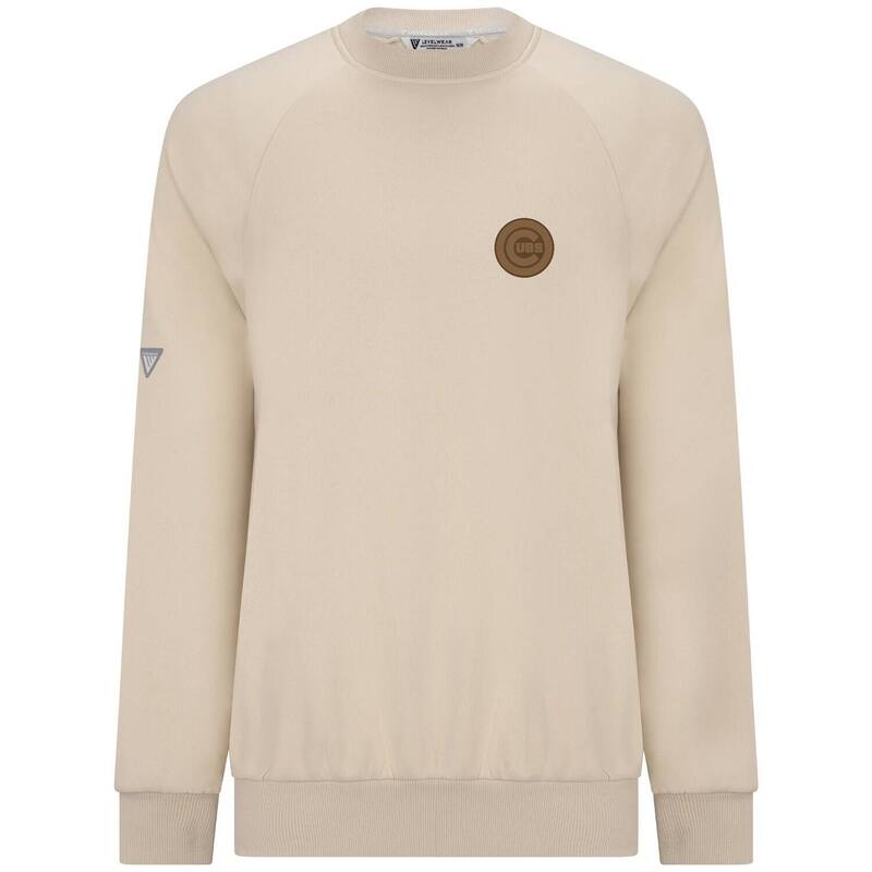 気泡管水準器御召しもの レディース トップス ティーシャツ 汗水 ロゴタイプ Men\u0027s Levelwear Khaki Chicago Cubs Connect Logo Sweatshirt Cubeig K カーキ