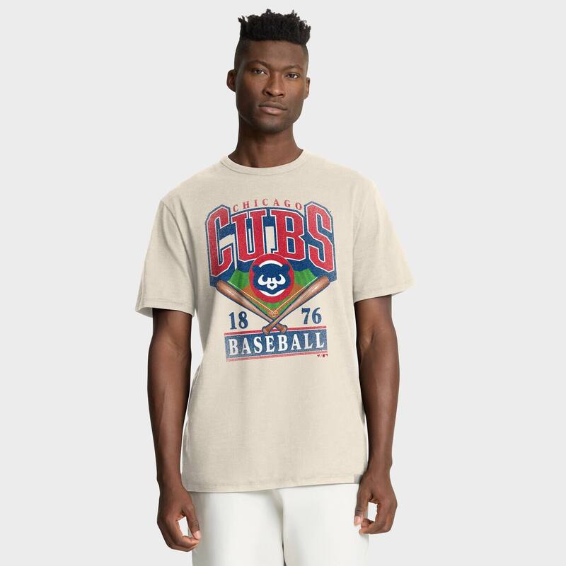 ファナティクス レディース トップス ティーシャツ Men\u0027s Fanatics Tan Chicago Cubstadium Slub T-Shirt Cub Multi マルチ色つや