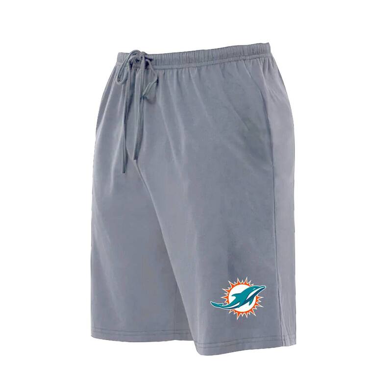 アンブランデッド レディース ボトムス ハーフパンツ・ショーツ トール ショートパンツ フリース Unbranded Men's Conceptsport Heather Gray Miami Dolphins Big & Tall Fleece Lounge Shorts Dol Grey グレー｜ReVida 店