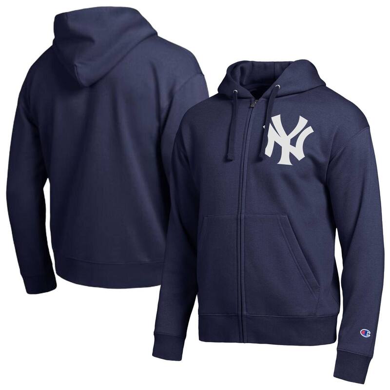 はやりっ子 レディース トップス ティーシャツ パーカー Men\u0027s Championavy New York Yankees All-Star Full-Zip Hoodie Ynk Navy 米国海軍