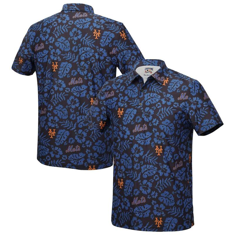 レインスプーナー レディース トップス ティーシャツ スポーツシャツ Men\u0027s Reyn Spooner Black New York Mets Cooperstown Pua Performance Polo Met Black 黒いこと