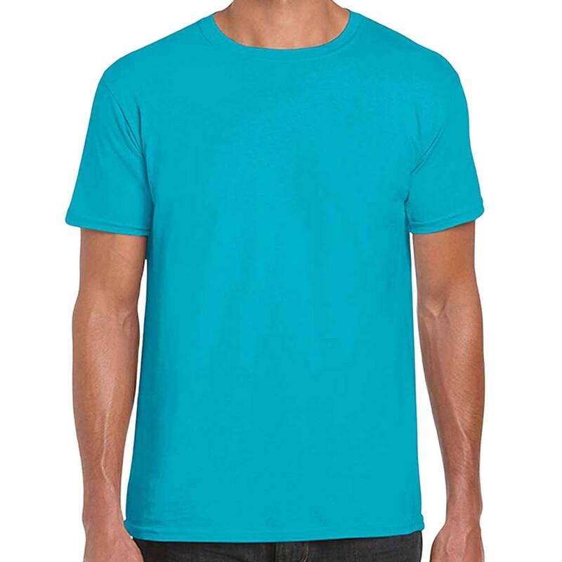 ギルダン レディース トップス Tシャツ Gildan Menshort Sleeve Soft-Style T-Shirtropical Blue ブルー｜ReVida 店