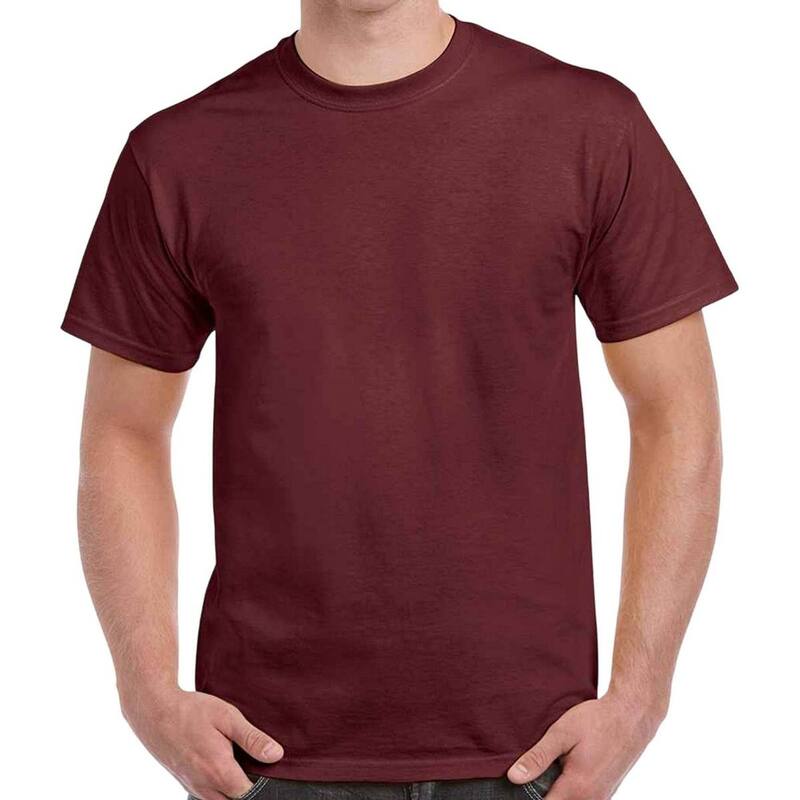 ギルダン レディース トップス プルオーバー 綿織物 Gildan Adults Unisex Heavy Cotton T Shirt Maroon マルーン