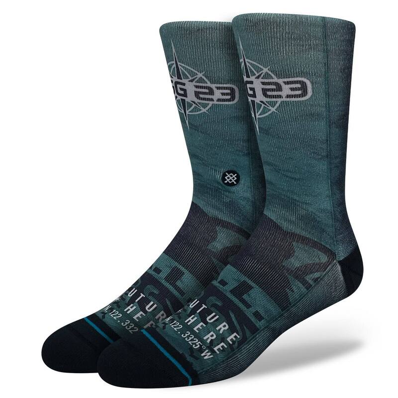 観点 レディース アンダー御召しもの ソックス Men\u0027stance Teal 2023 MLB All-Star Gamerican League Crew Socks Mlblue 青碧