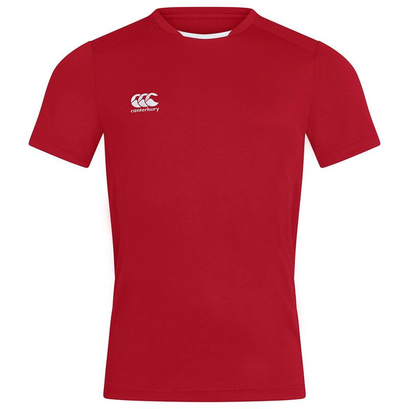 カンタベリー レディース トップス Tシャツ Canterbury Unisex Adult Club Dry T-Shirt Red レッド｜ReVida 店