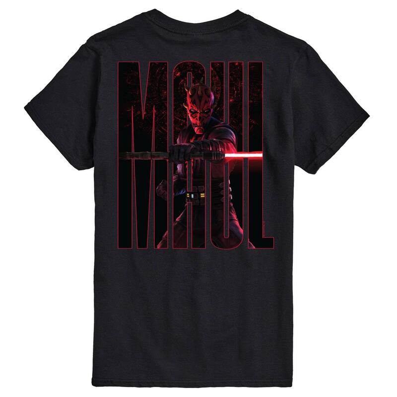 スター ウォーズ レディース トップス Tシャツ グラフィック Men'star Wars: Maul Shadow Lord Pose Graphic Tee Black ブラック|ReVida 店