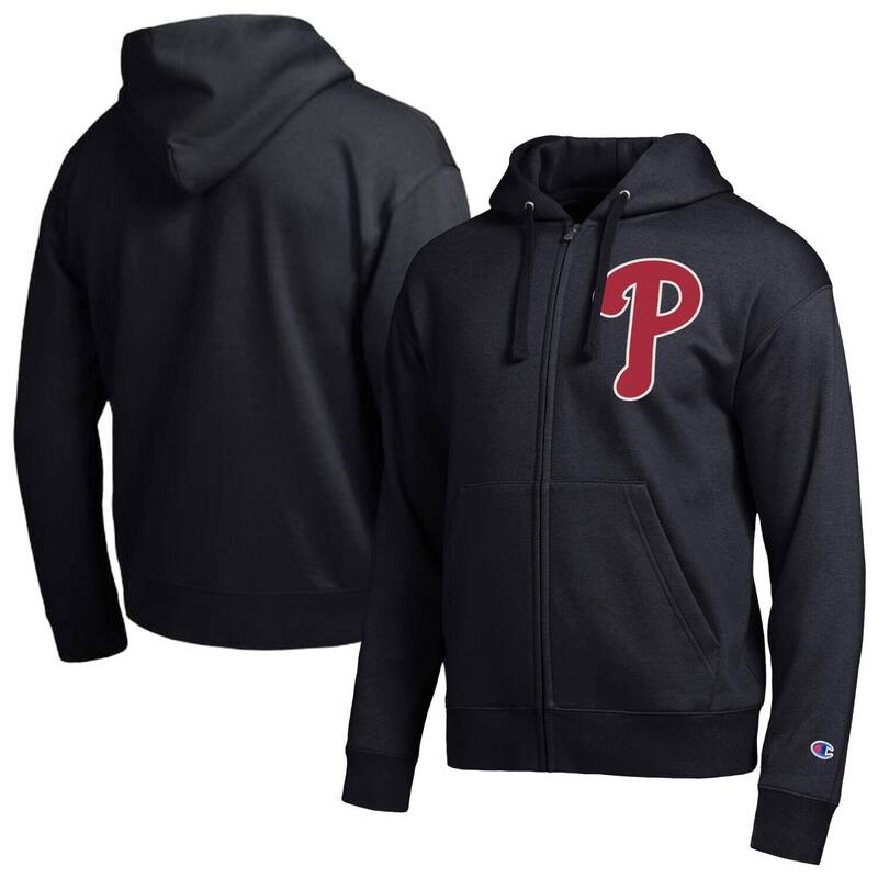 チャンピオン レディース トップス Tシャツ パーカー Men's Champion Black Philadelphia Phillies All-Star Full-Zip Hoodie Phl Black ブラック|ReVida 店