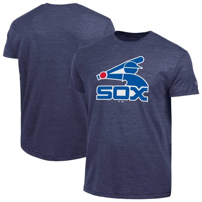 はやりっ児 レディース トップス ティーシャツ ロゴタイプ Men\u0027s Championavy Chicago White Sox Cooperstown Logo Tri-Blend T-Shirt Sox Navy 米国海軍