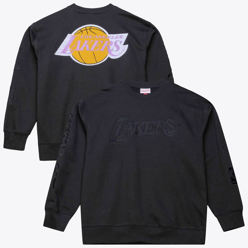 ミッチェル\u0026ネス レディース トップス ティーシャツ 汗水 フリース Men\u0027s Mitchell \u0026 Ness Black Los Angeles Lakers Phantom Fleece Sweatshirt Lak Black 黒いこと