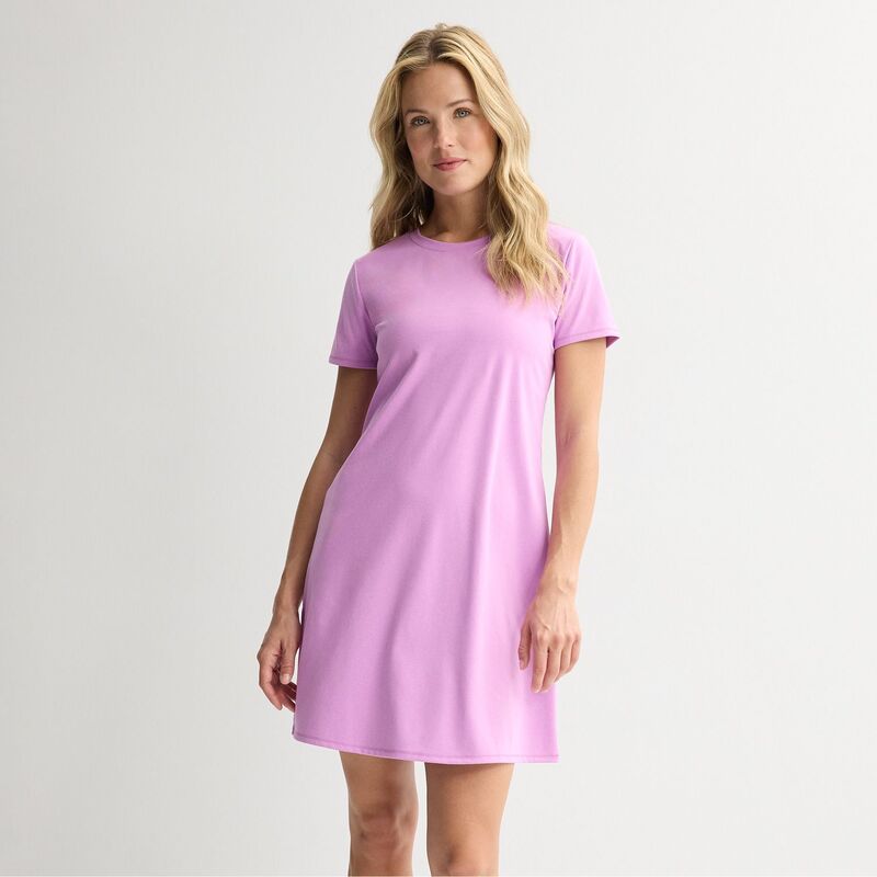 Tek Gear レディース トップス 衣装 プルオーバー Women\u0027s Tek Gear Essential Soft-Shirt Dress Orchid Texture