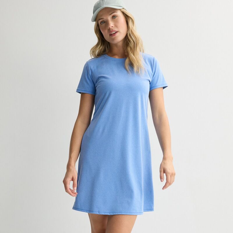 Tek Gear レディース トップス 衣装 プルオーバー Women\u0027s Tek Gear Essential Soft-Shirt Dress Valera Blue Texture 青み