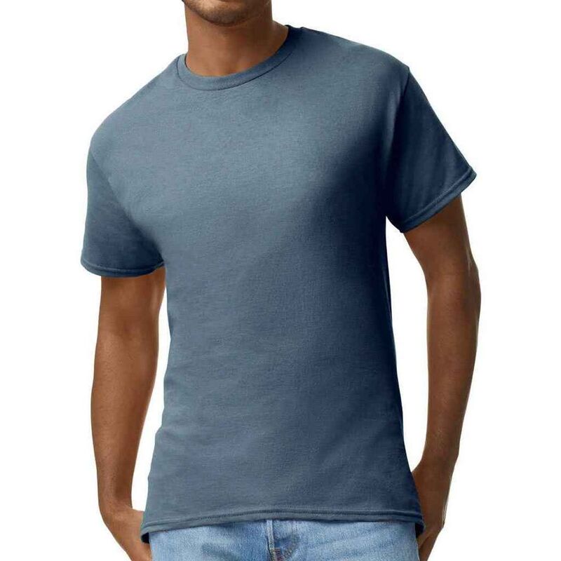 ギルダン レディース トップス ティーシャツ 綿織物 Gildan Mens Ultra Cotton T-Shirt Heather Navy ギョリュウモドキ