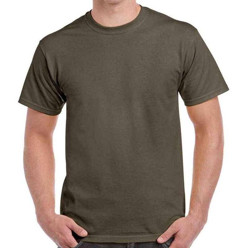 ギルダン レディース トップス ティーシャツ 綿織物 Gildan Mens Ultra Cotton T-Shirt Olive Green 緑であること