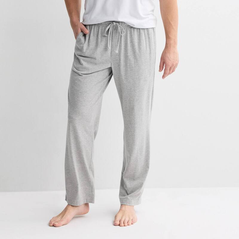 ソノマ レディース アンダー御召しもの ナイト爵御召しもの ズボン下 編み物 Men\u0027sonoma Goods For Lifessential Knit Pajama Pants Mineral Grey 薄墨色