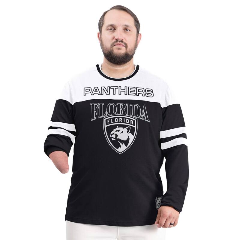 カール バンクス レディース トップス Tシャツ 長袖 Men's G-III Sports by Carl Banks Black Florida Panthers Adaptive Wear Outlast Durene Long-Sleeve T-Shirt Pnt Black ブラック｜ReVida 店