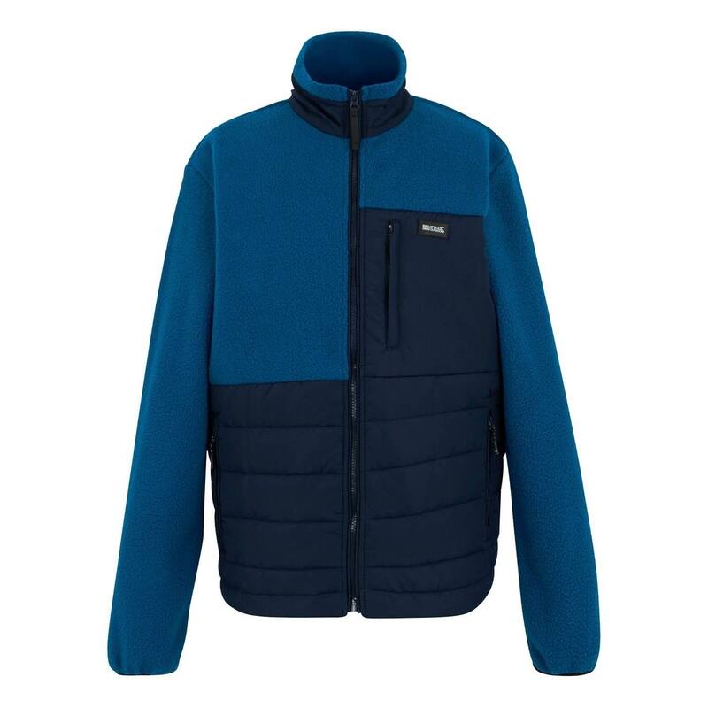 レガッタ レディース アウター 上衣・上衣 Regatta Mens Frankie Borg Full Zip Hybrid Jacket Navy And Snorkel Blue 米国海軍