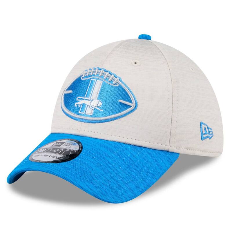 ニュー内鰓 レディース 付属物 鳥打ち帽 Men\u0027s New Era Stone/Blue Detroit Lions 2024 Sideline Historic 39THIRTY Flex Hat Lns Multi マルチ色つや