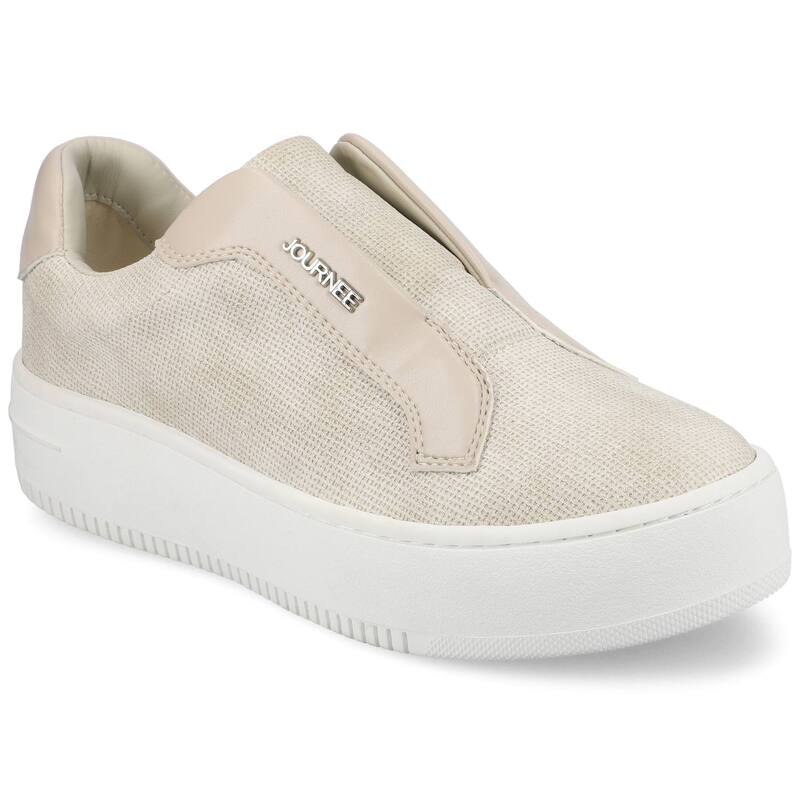 旅行 レディース シューズ スニーカー Journee Collection Pheobe Women\u0027slip-On Sneakers Beige ベージュ