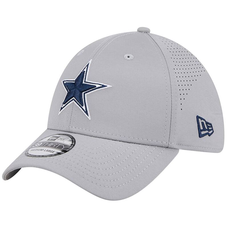 ニュー内鰓 レディース 付属物 鳥打ち帽 Men\u0027s New Era Gray Dallas Cowboys Active 39THIRTY Flex Hat Cow Grey 薄墨色