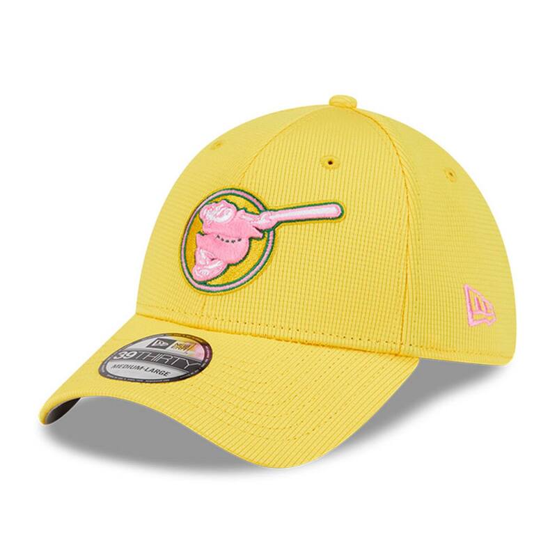 ニュー内鰓 レディース 付属物 鳥打ち帽 Men\u0027s New Era Yellow San Diego Padres City Connect Batting Practice 39THIRTY Flex Hat Pad Yellow 黄色