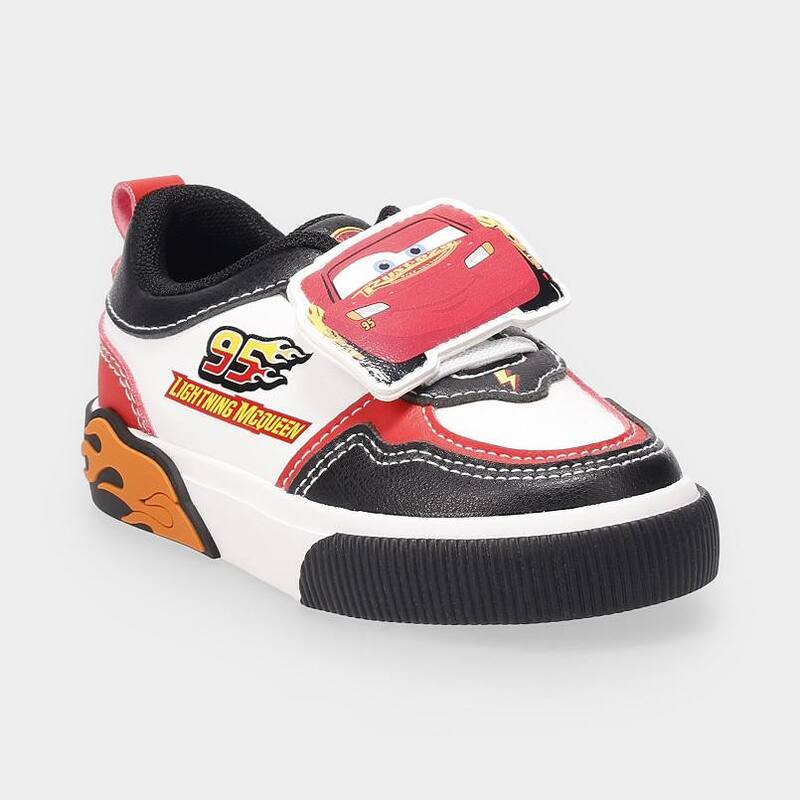 アニメ文字記号 レディース シューズ スニーカー Toddler Boys Licensed Character Disney / Pixar ’ s Cars Lightning McQueen Court Sneakers No Color