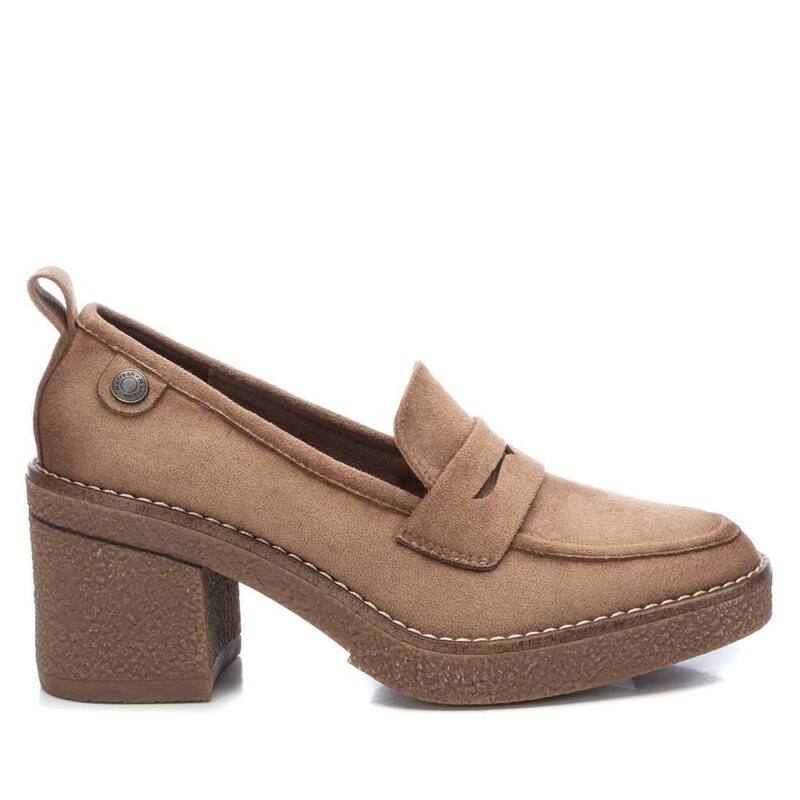 リフレッシュ レディース シューズ スリッポン・ローファー 踵 Refresh Women\u0027s heeled loafers 170994 Taupe トープ