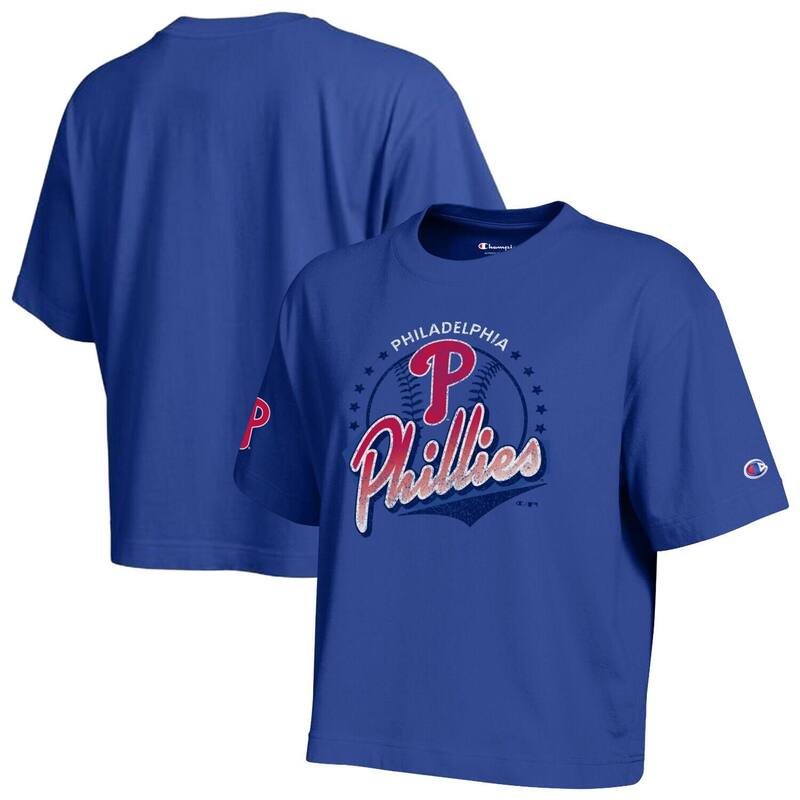 はやりっ児 レディース トップス ティーシャツ Women\u0027s Champion Royal Philadelphia Phillies All-Star T-Shirt Phl Blue 青碧