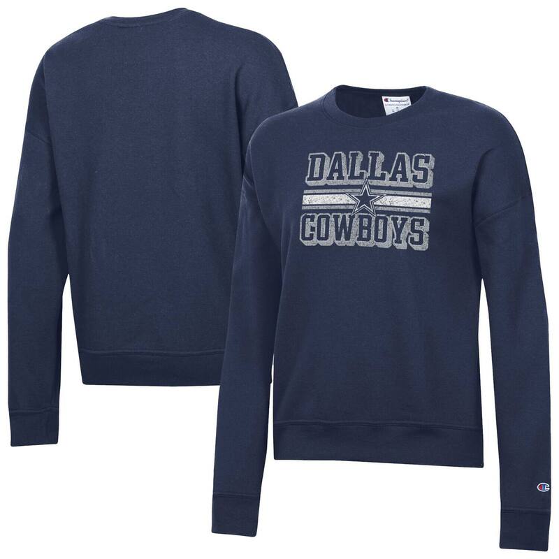 はやりっ子 レディース トップス プルオーバー 流汗 フリース Women\u0027s Championavy Dallas Cowboys Powerblend Fleece Sweatshirt Cow Navy 米国海軍