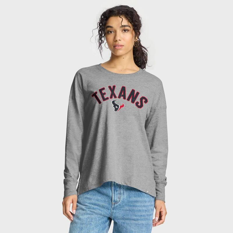ファナティクス レディース トップス ティーシャツ Women\u0027s Fanatics Heather Gray Houston Texans Hometown Legacy Long Sleeve T-Shirtxs Grey 薄墨色