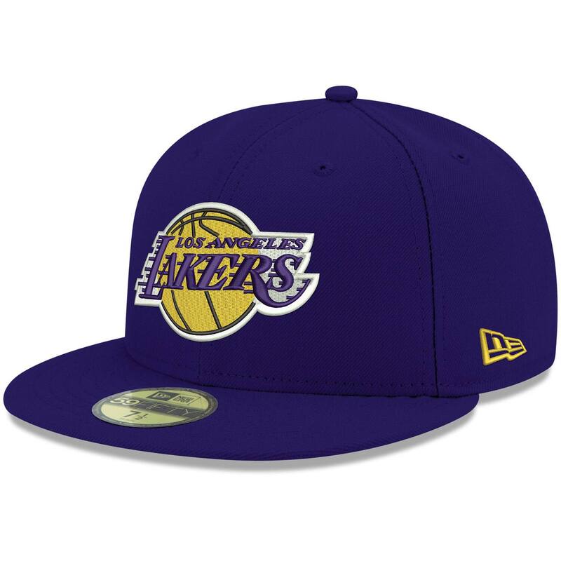 ニュー内鰓 レディース 付属物 鳥打ち帽 Men\u0027s New Era Purple Los Angeles Lakers Official Team Color 59FIFTY Fitted Hat Lak Purple パープル