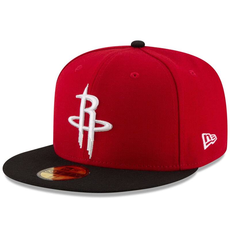 ニュー内鰓 レディース 付属物 鳥打ち帽 Men\u0027s New Era Red/Black Houston Rockets Official Team Color 2Tone 59FIFTY Fitted Hat Rkt Red 赤いこと