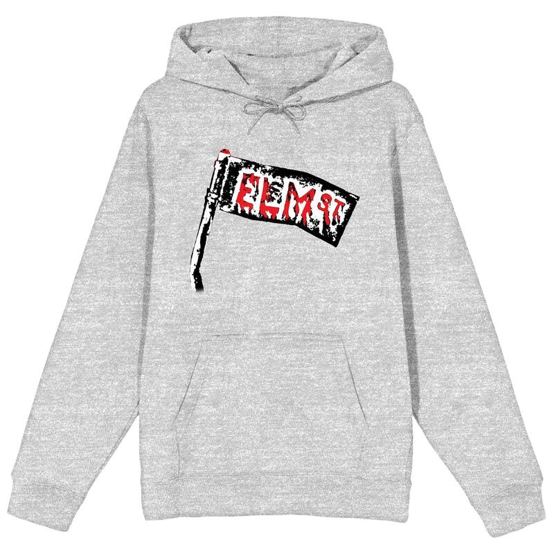 アニメ文字記号 レディース トップス プルオーバー パーカー Licensed Character Men\u0027s Nightmare On Elm Street Hoodie Gray 薄墨色