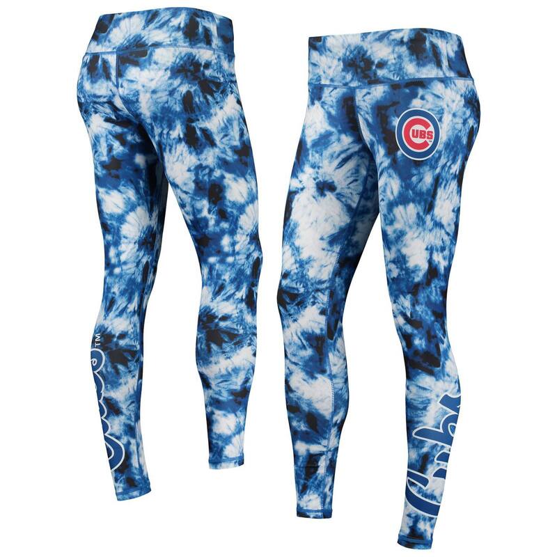 フォコ レディース ボトムス 心地よいズボン下 レギンス Women\u0027s FOCO Royal Chicago Cubs Tie-Dye Leggings Cublue 青碧