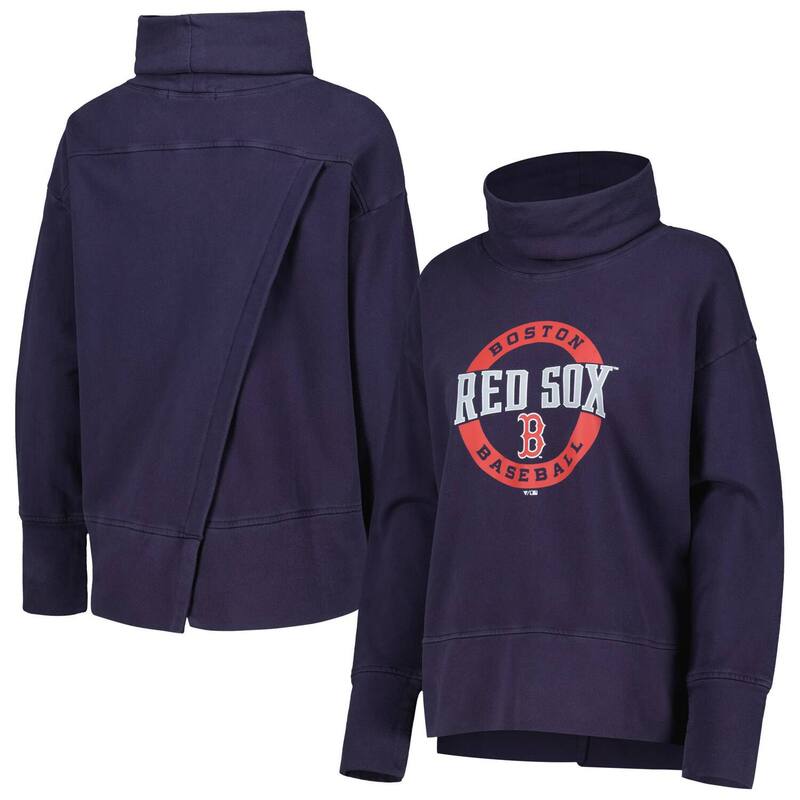気泡管水準器御召しもの レディース トップス ティーシャツ 汗水 Women\u0027s Levelwear Navy Boston Red Sox Sunset Farm Team Pullover Sweatshirt Rsx Navy 米国海軍