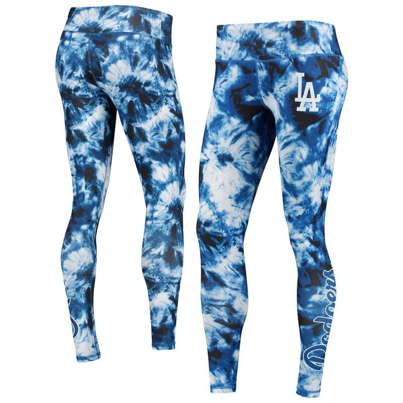 フォコ レディース ボトムス 心地よいズボン下 レギンス Women\u0027s FOCO Royalos Angeles Dodgers Tie-Dye Leggings Lad Blue 青碧
