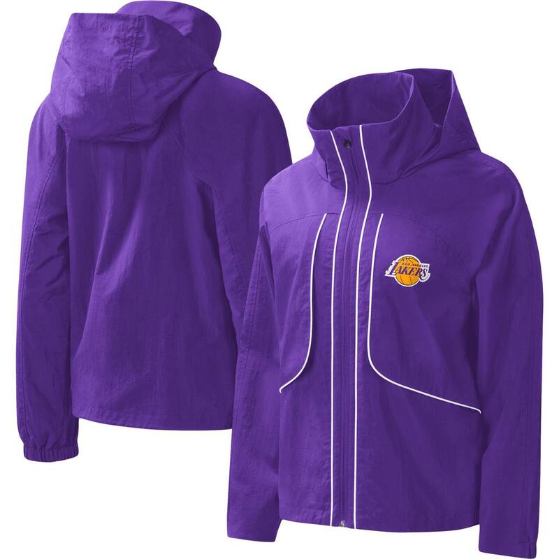 G-III レディース アウター 上衣・上衣 パーカー Women\u0027s G-III 4Her by Carl Banks Purple Los Angeles Lakers Last Shot Full-Zip Hoodie Lak Purple パープル